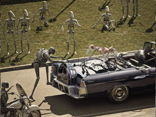 Parade 2 - After gunshot par Cédric Delsaux Photographe - Galerie d'art Patrick Gutknecht