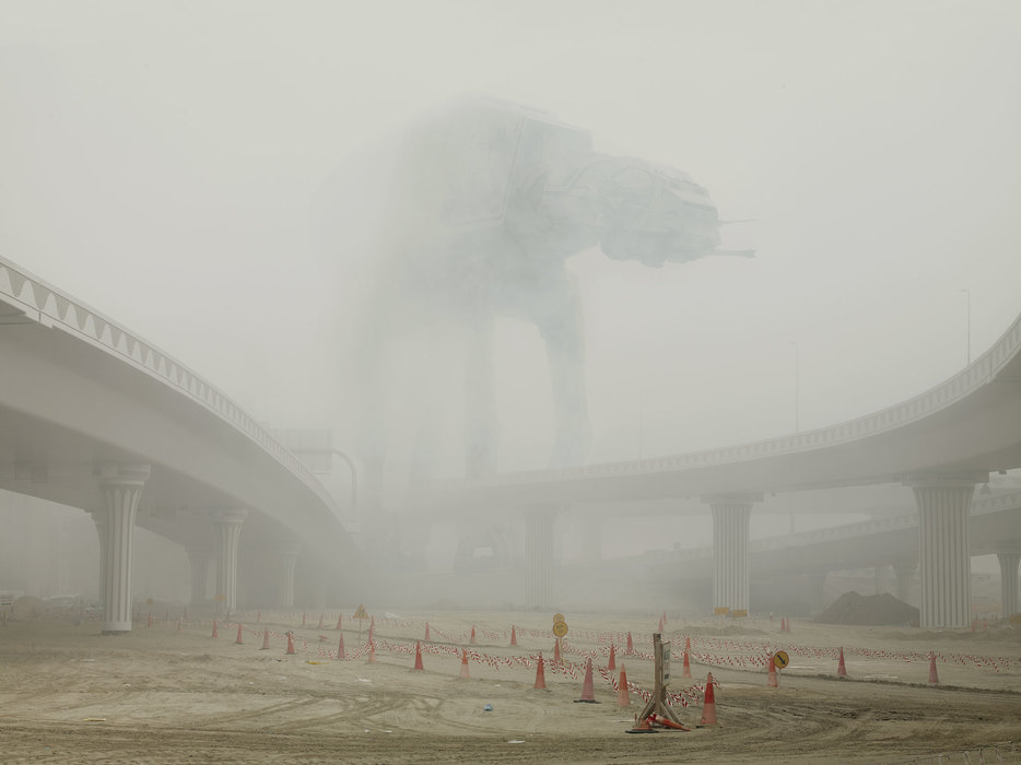 cedric delsaux AT-AT in the fog